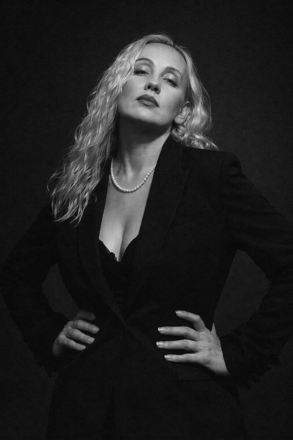 Schwarz-Weiß Portrait